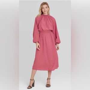 A New Day Rose / Mauve Midi Dress